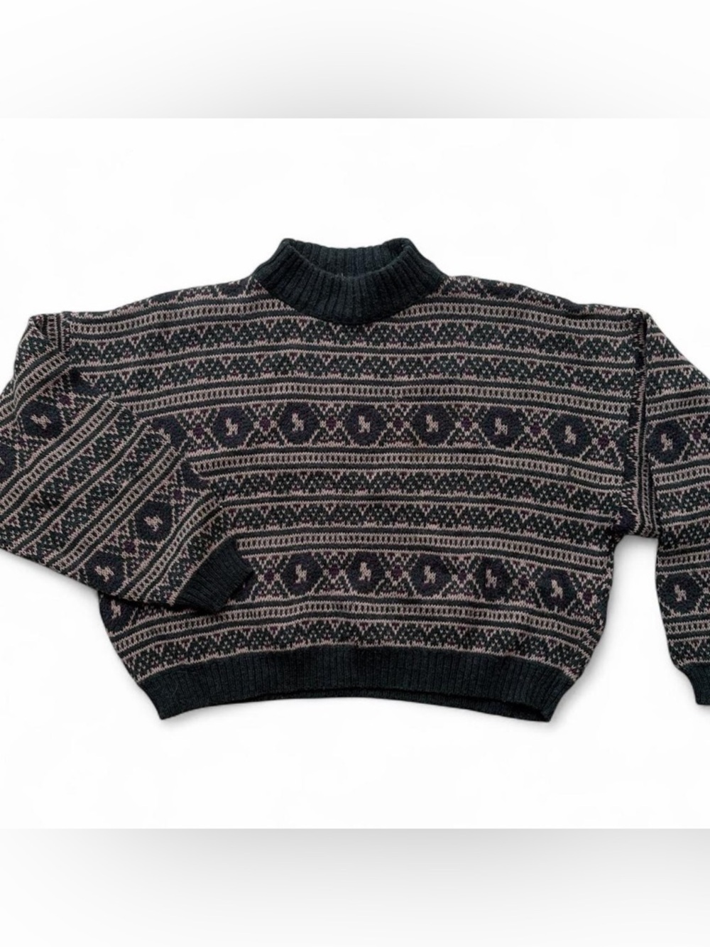 Vintage Clockhouse Nordic Sweater – Fair Isle - Size L